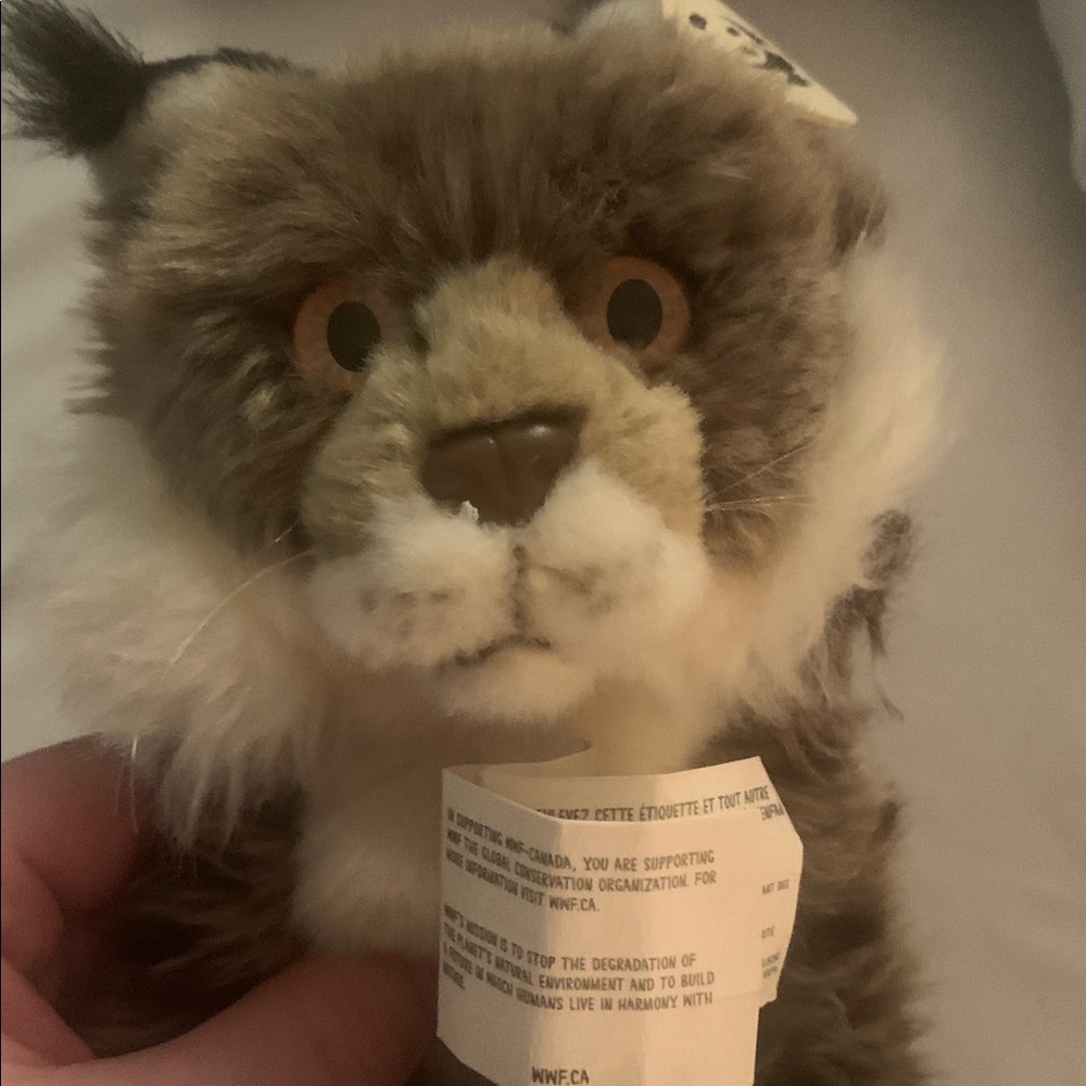 Plush Lynx WWF Classic Collection Toy Brand New with Tags